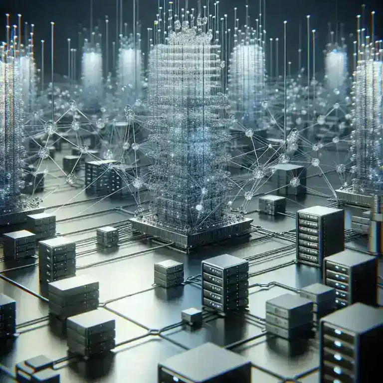 "Imagen de una interfaz de software de gestión de colas distribuidas, mostrando gráficos y métricas en tiempo real, ilustrando las plataformas avanzadas para la gestión de colas en empresas modernas."