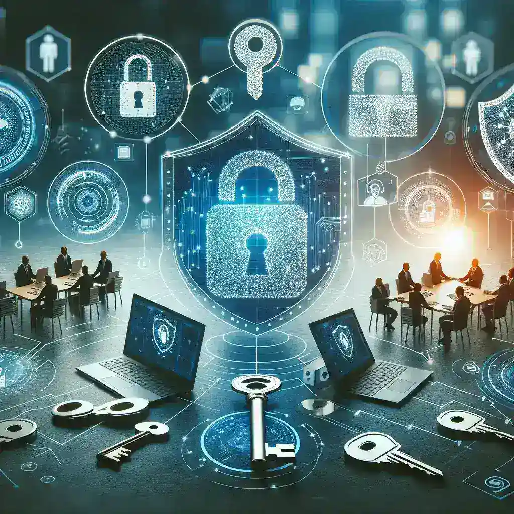 "Infografía sobre soluciones integrales para la gestión de claves y secretos empresariales en 2024, destacando mejores prácticas y herramientas clave."